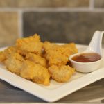 Cube Tempura Chicken With Sweet Sour Sauce