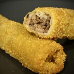 Pulled Beef Spring Rolls with Sweet Sour Sauce